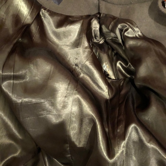 Like new TART COLLECTIONS olive green pea coat - Picture 6 of 7